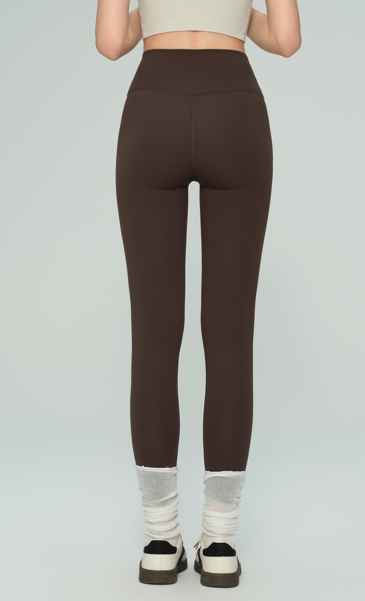 LULU gefütterte Yoga-Leggings thermische Hai-Leggings