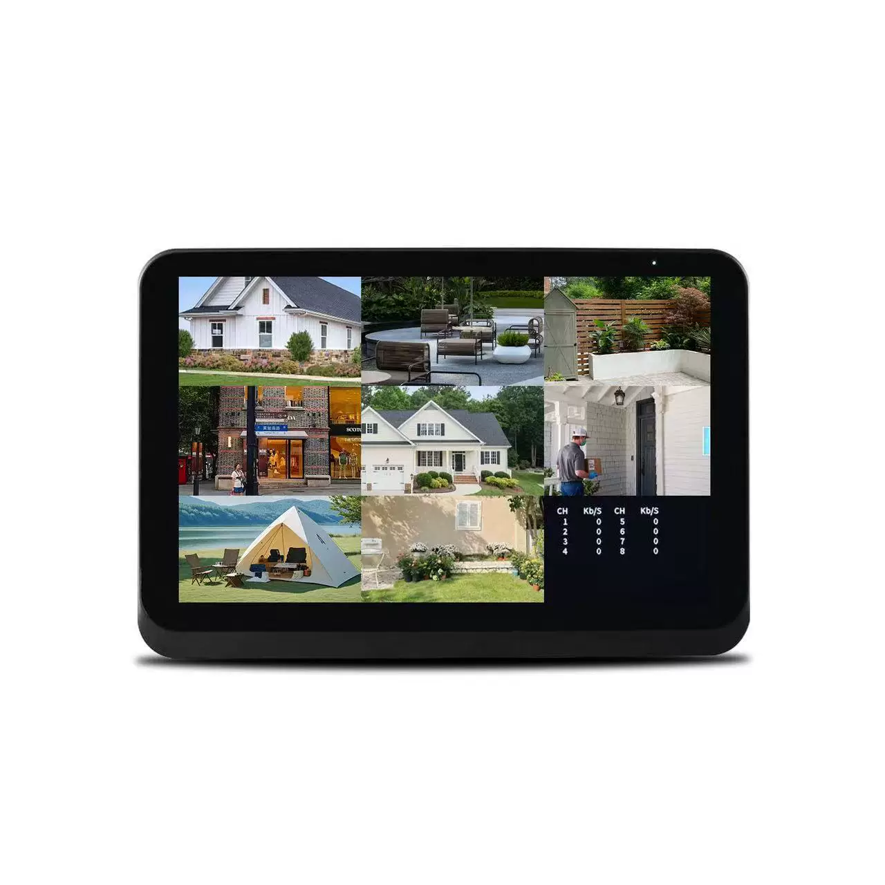 Xiongmai NVR WiFi-Host, 10,1 Zoll Display, 8-Kanal