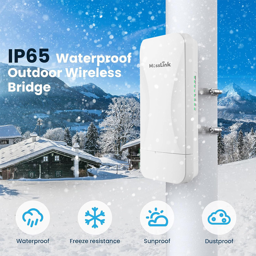 2.4 GHz 300 Mbps Wireless Bridge PTP CPE, outdoor