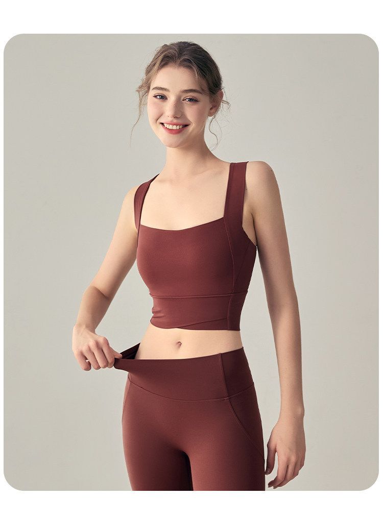 Sports Bra and Yoga Leggings Set, High-Support