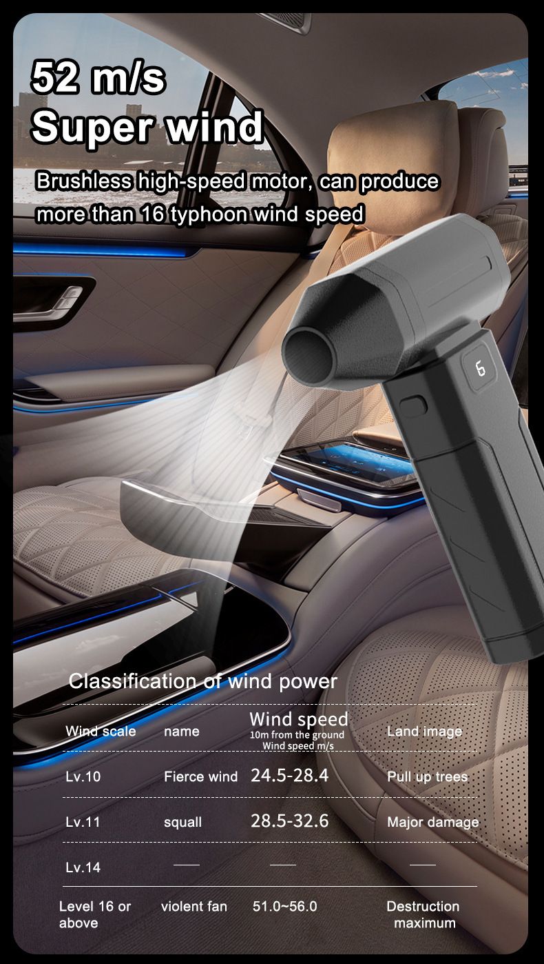 X8 handheld mini fan, turbo cordless portable