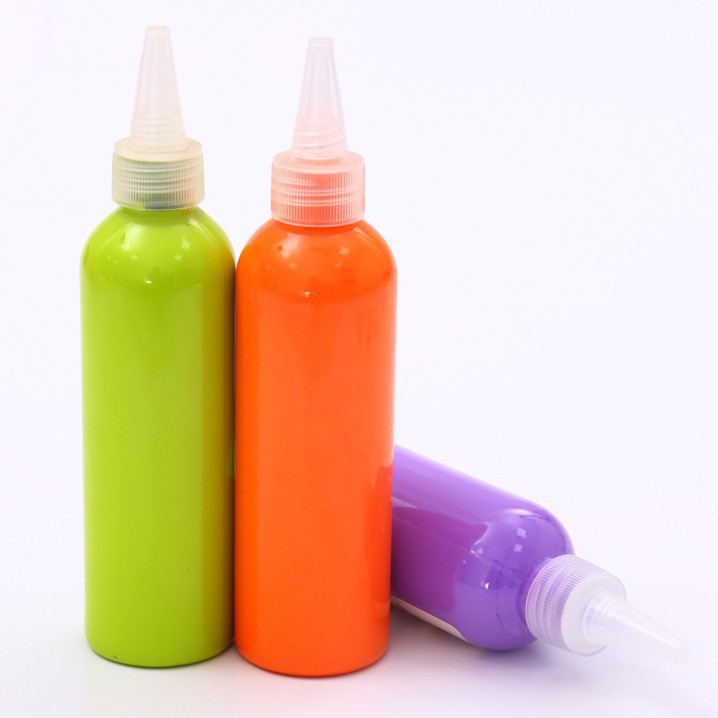 Suluboya boya 60 ml anaokulu yıkanabilir parmak boyama çocuklar diy boyama grafiti 12 renk guaj boya toplu