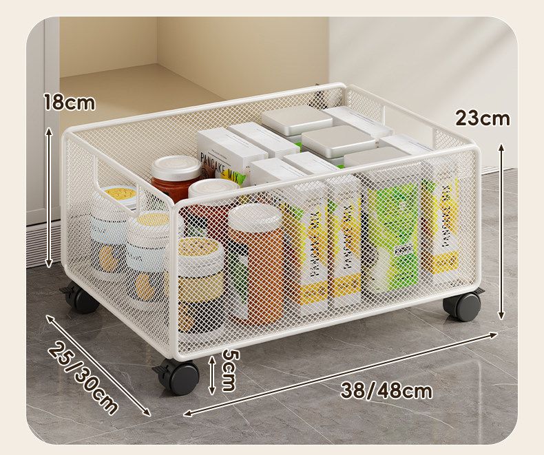 Lavabo altı çekmeli raf, çift katmanlı, ultra derin sepet