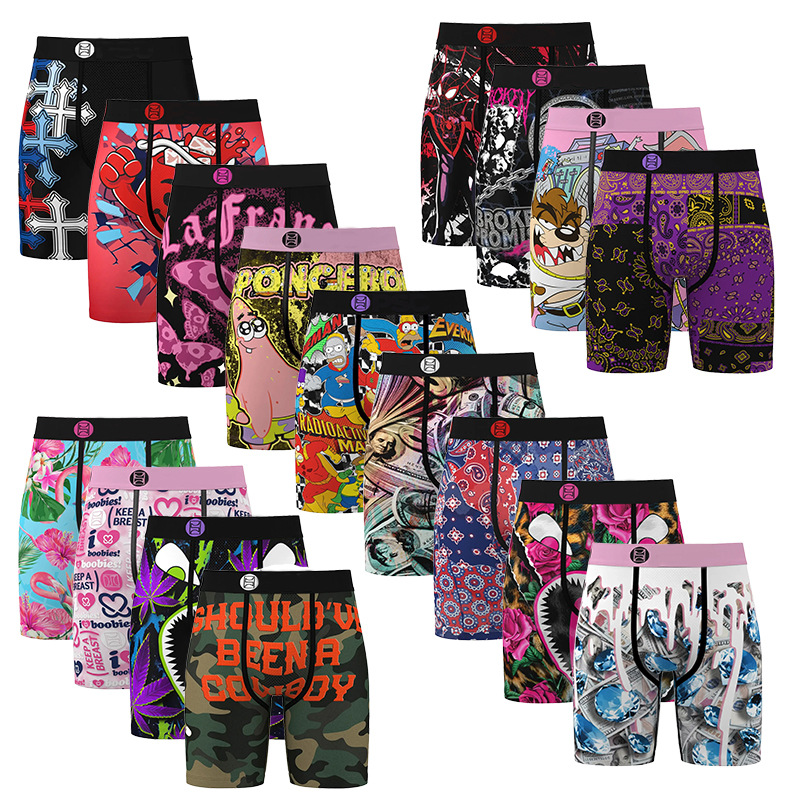 PSD brand men's boxer briefs, American style sports