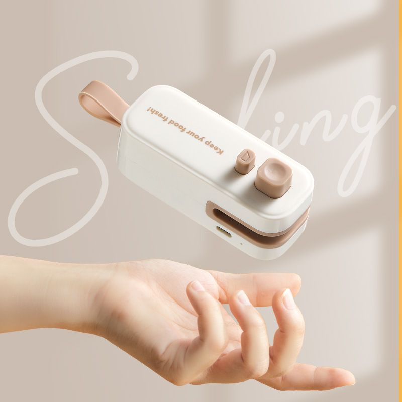 Mini tragbarer Lebensmittel-Siegelapparat, Kunststoff, für Snacks