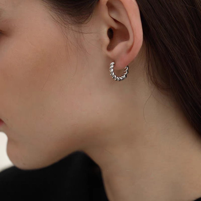S925 Sterlingsilber Ohrringe für Damen, verblasst nicht