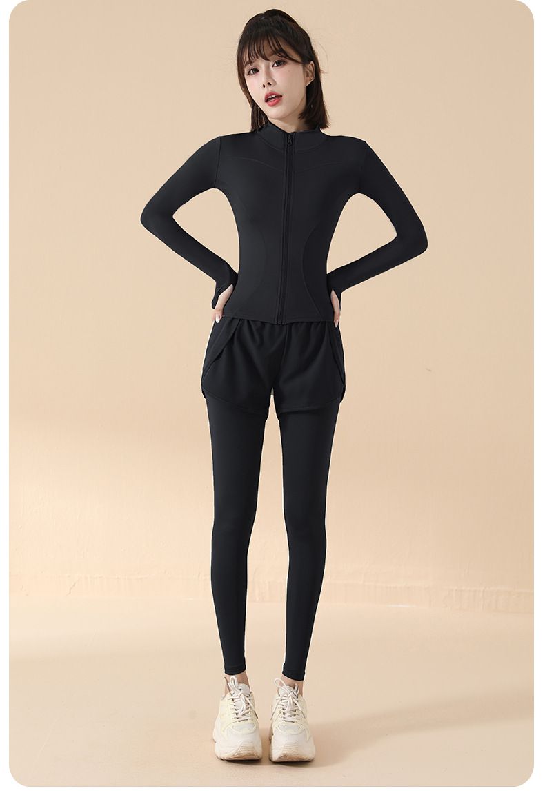 Women's sports fitness suit short sleeve quick-dry yoga 2026