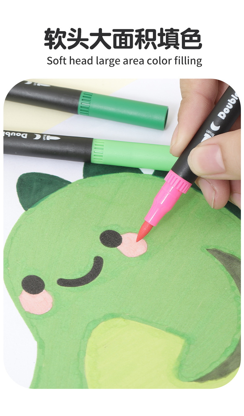 Aquarellstift-Set, 120 Farben, doppelseitig