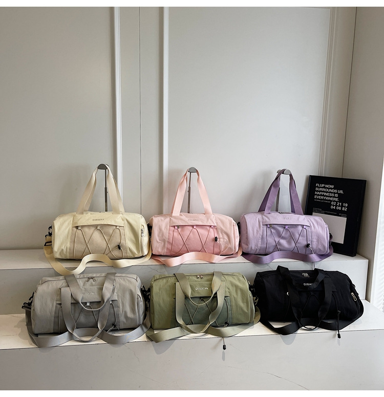 Dry-wet separation sports bag, yoga and travel, large capacity