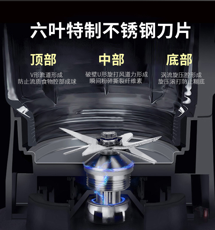 High-speed blender, model 767, multifunctional