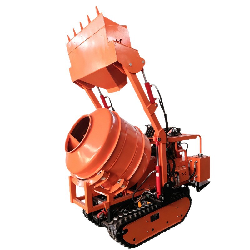 Dönerli beton karıştırıcı yükleyici küçük mikser tanker
