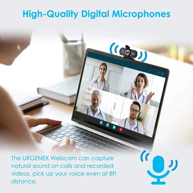 Computer Webcam 1080P HD USB Desktop Video Conference