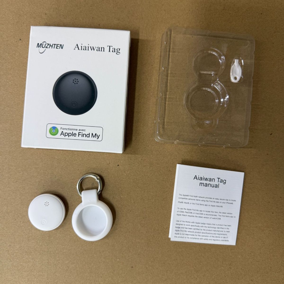 适用苹果FindMy防丢定位器AirTag平替蓝牙追踪器钥匙宠物行李箱