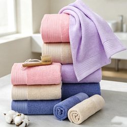Coral fleece towel set, 3-piece, absorbent, gift box