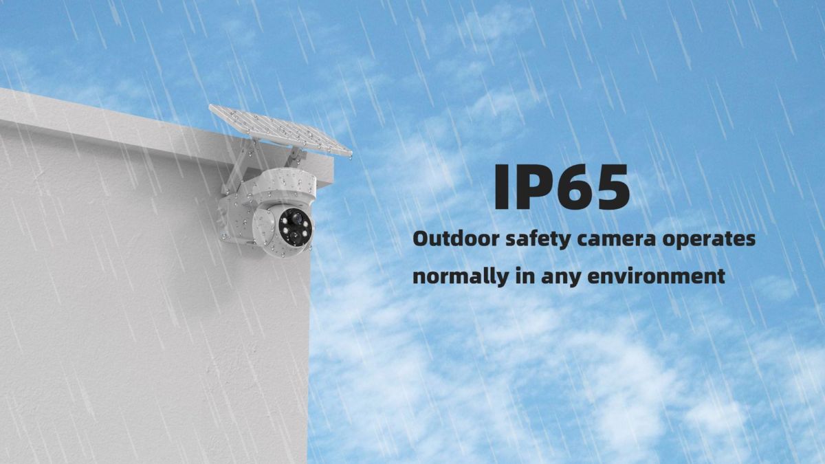 Solar-Powered Wireless WIFI Surveillance Camera Weatherproof