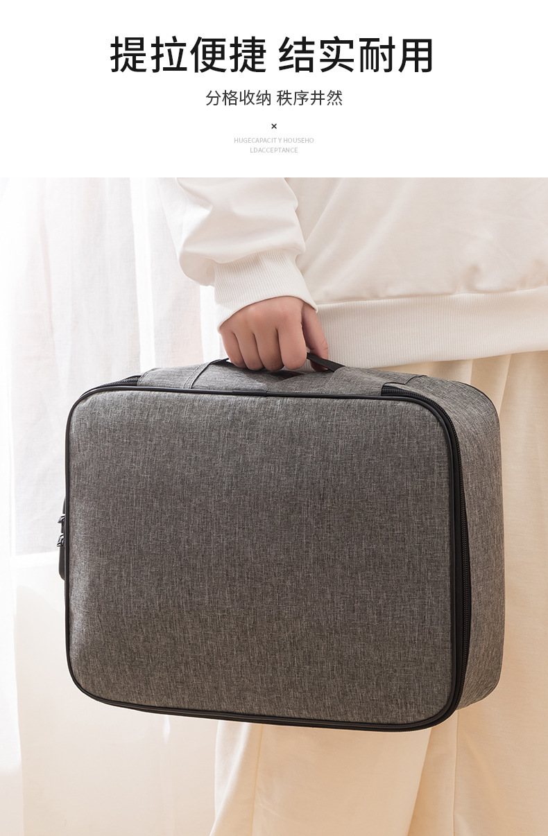 Travel document organizer waterproof passport holder