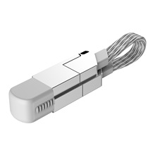 65W 4-in-1-Ladekabel, digitales Display, Zinklegierung