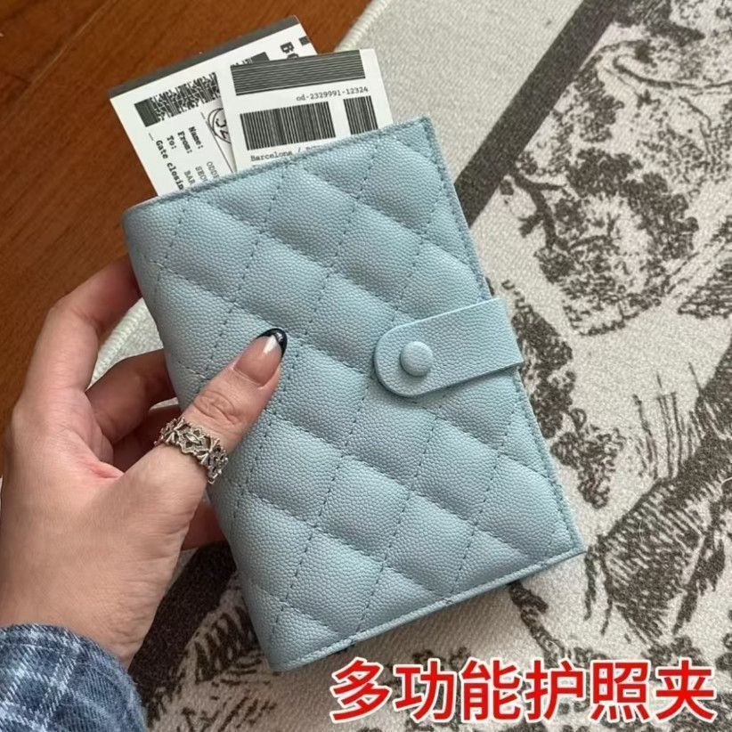 旅行护照夹收纳包护照夹钱包一体证件卡多功能收纳包机票夹女生