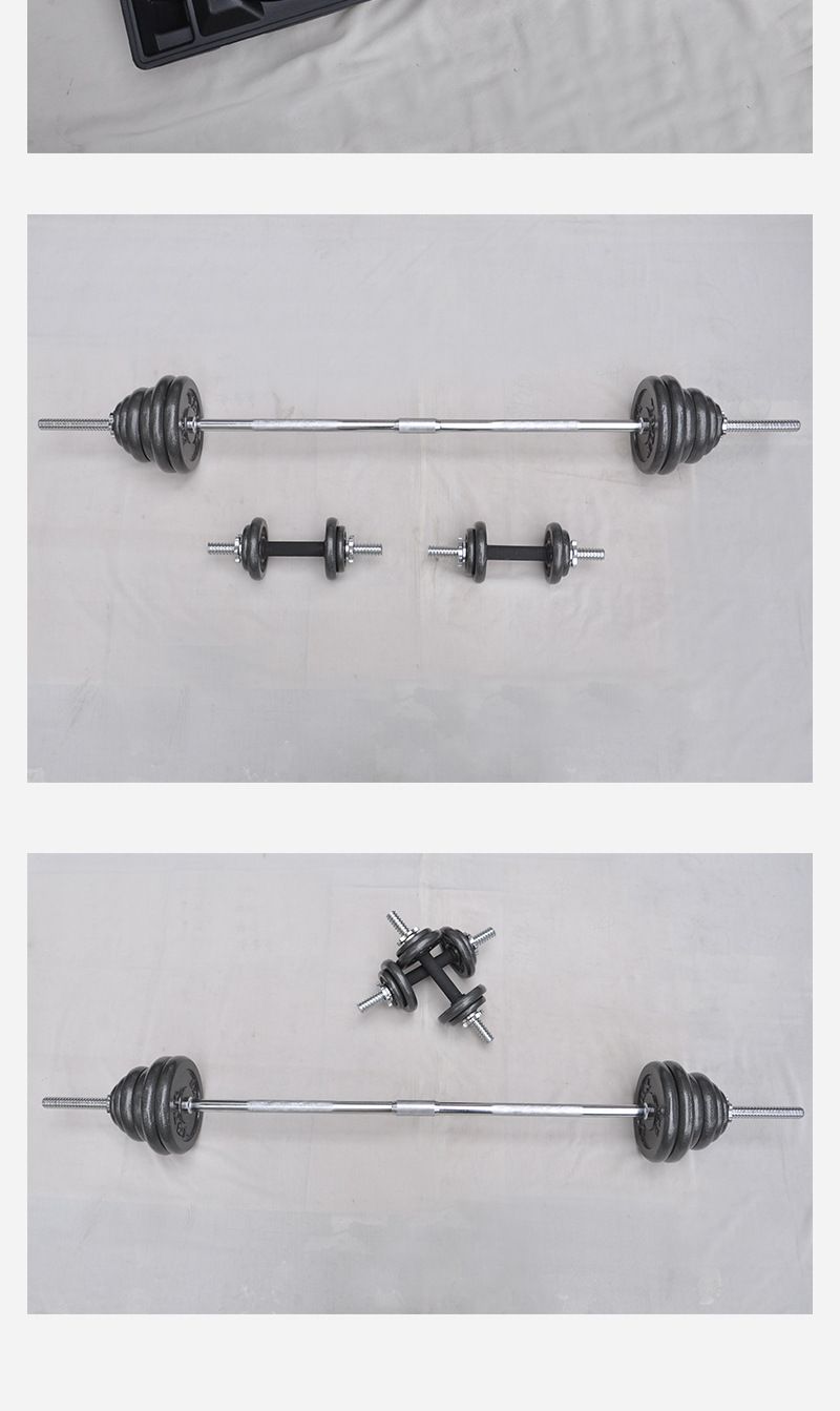 Cast iron dumbbell set, men's fitness, gift box, adjustable
