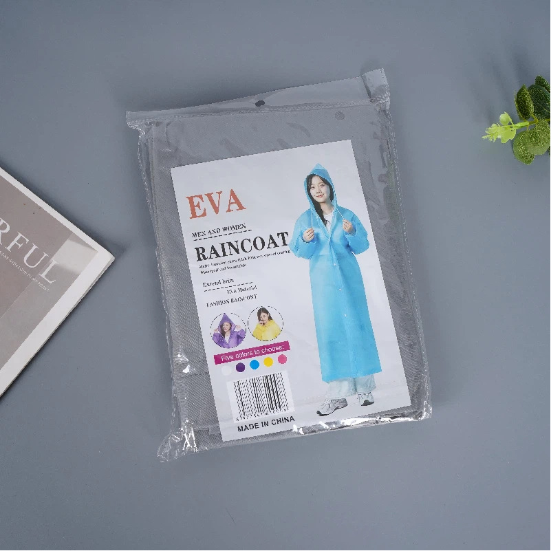 EVA yağmurluk, yetişkin, tulum tipi, su geçirmez