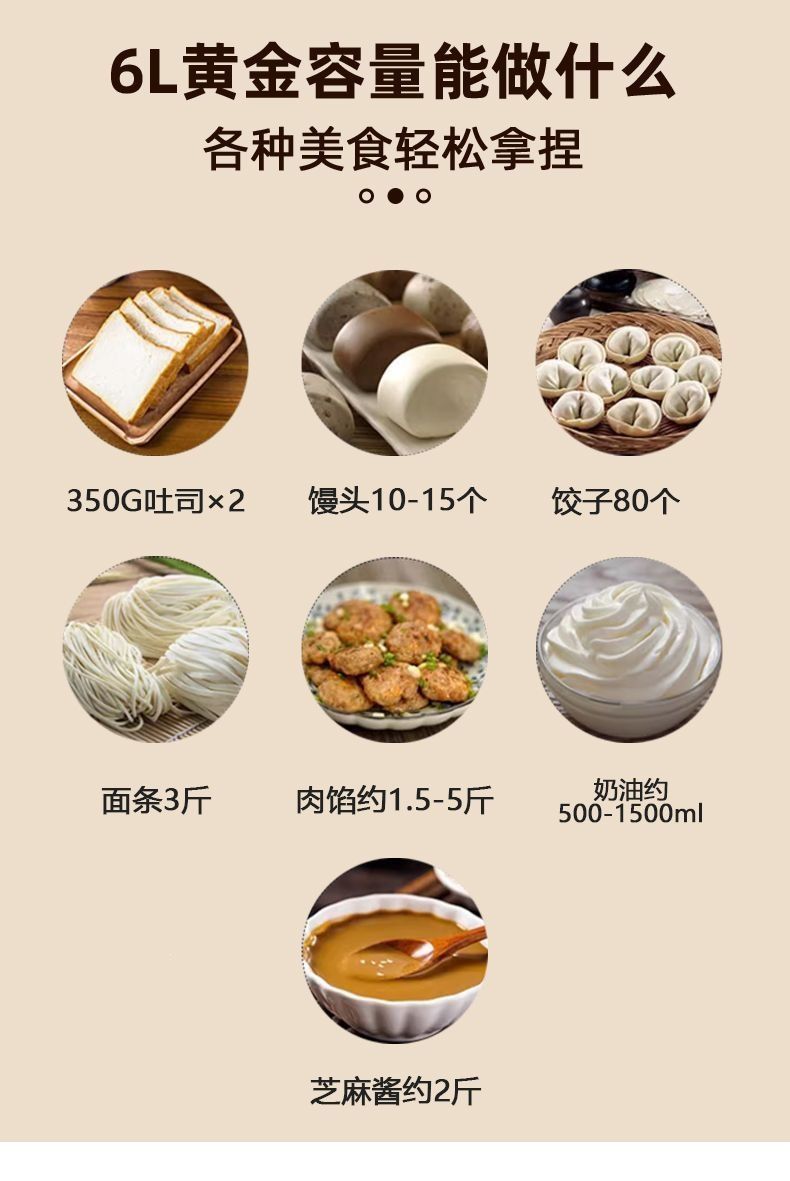Automatic stand mixer, multifunctional