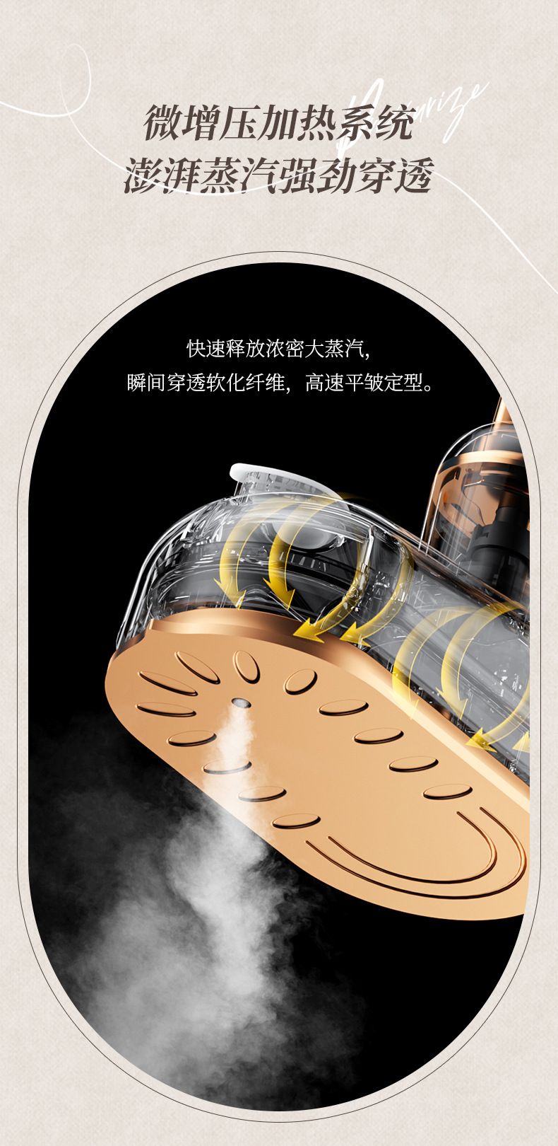 挂烫机家用手持可折叠全蒸汽熨斗挂烫熨烫一体机小型电熨斗