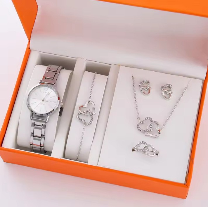 Cheyin bayan saati, moda tasarım, lüks set, 5 parçalı aksesuar