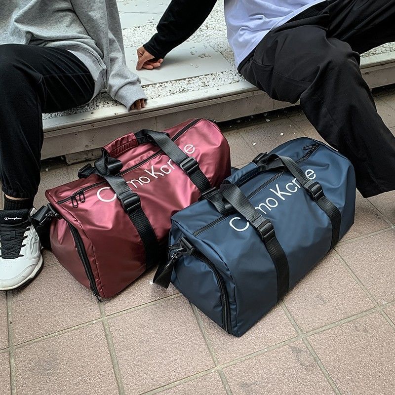 Sports backpack waterproof with dry-wet separation compartment