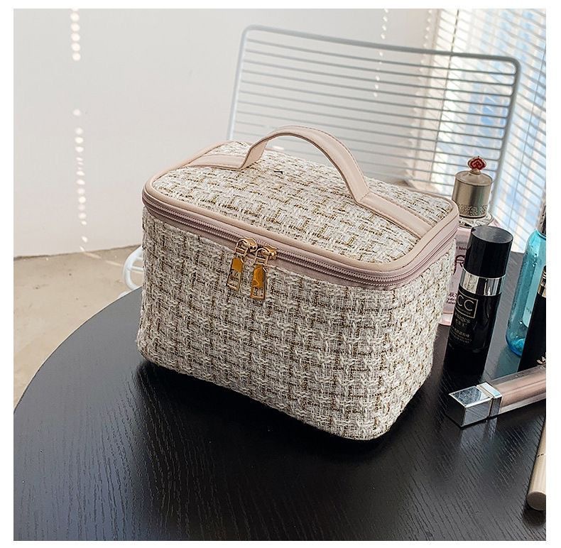 Kosmetiktasche, luxuriös, großes Fassungsvermögen, tragbar