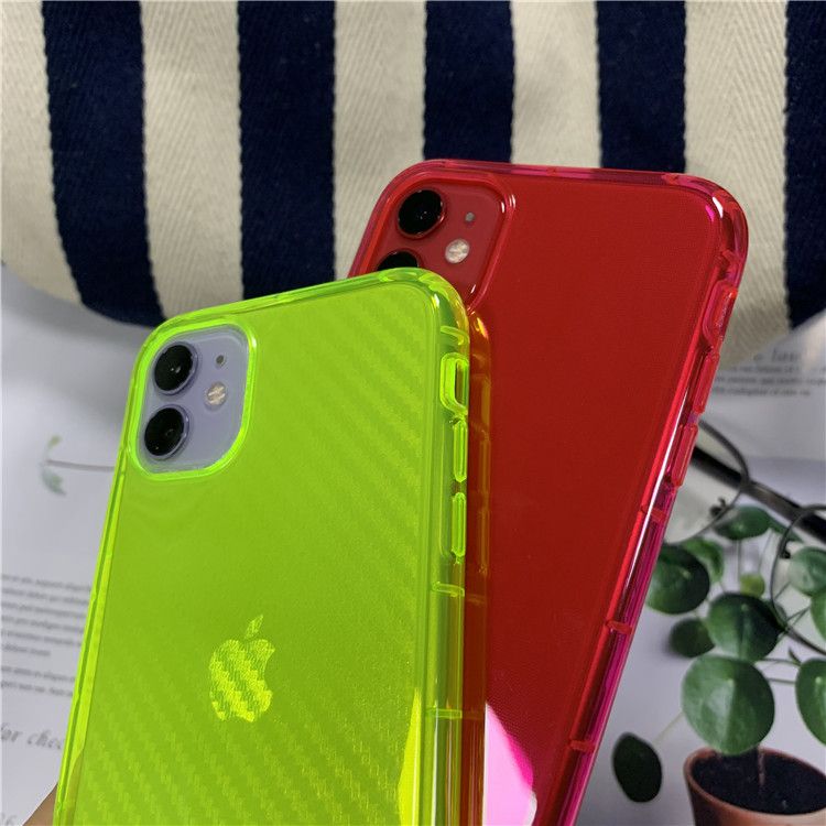 iPhone 11 phone case, fluorescent, air cushion