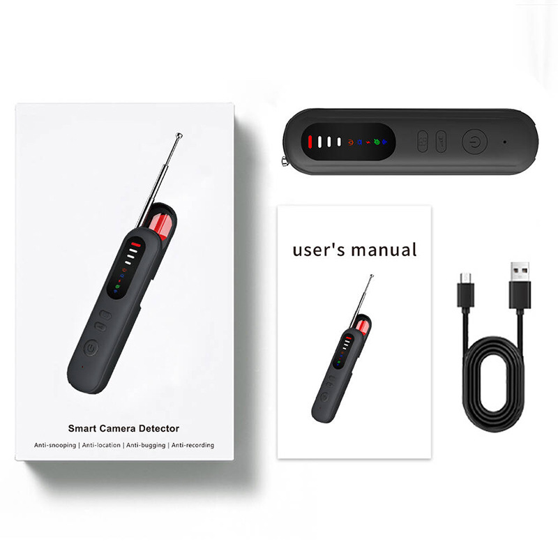 T06 Camera Detector Travel Anti-Peeping Anti-Tracking Detection Device Conference Anti-Eavesdropping Magnetic Security Protection