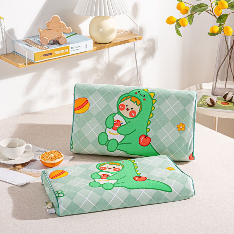 Natural latex pillow pure cotton core child and adult sizes
