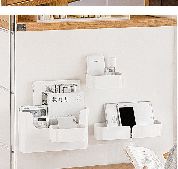 Kitchen cabinet door organizer, cling film holder, no-drill installation