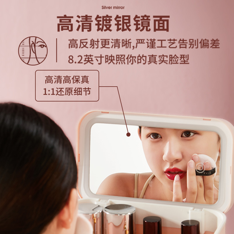 Large capacity cosmetic storage cabinet, desktop, dust-proof