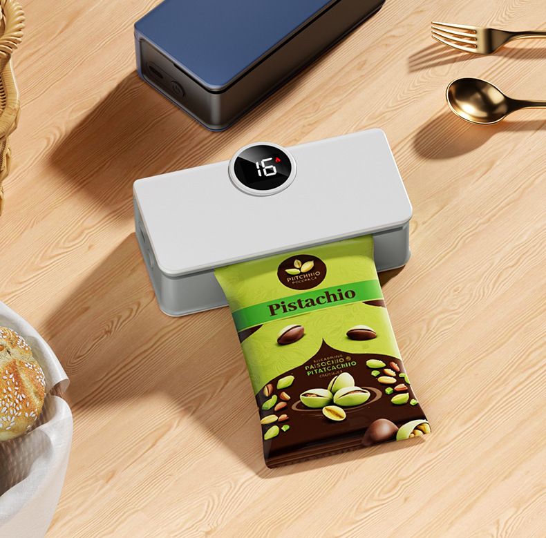 Portable vacuum sealer with smart digital display