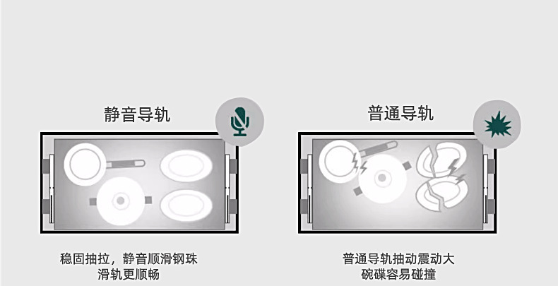 Pull-out kitchen storage rack, under-sink sliding basket