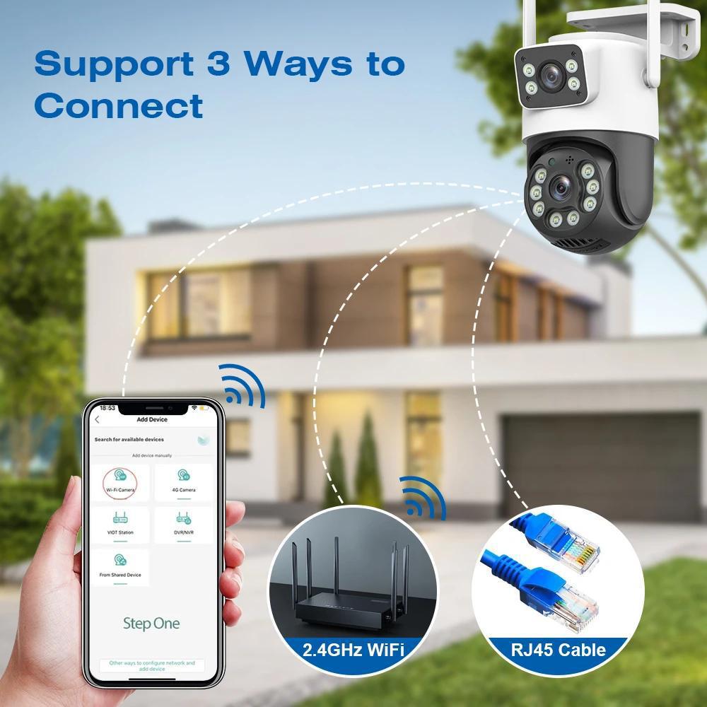ICSEE wireless surveillance camera, outdoor, PTZ HD
