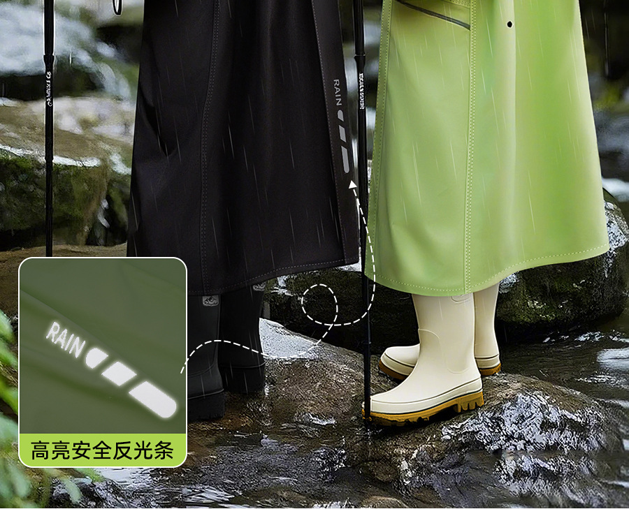 Thickened one-piece raincoat, full-body waterproof