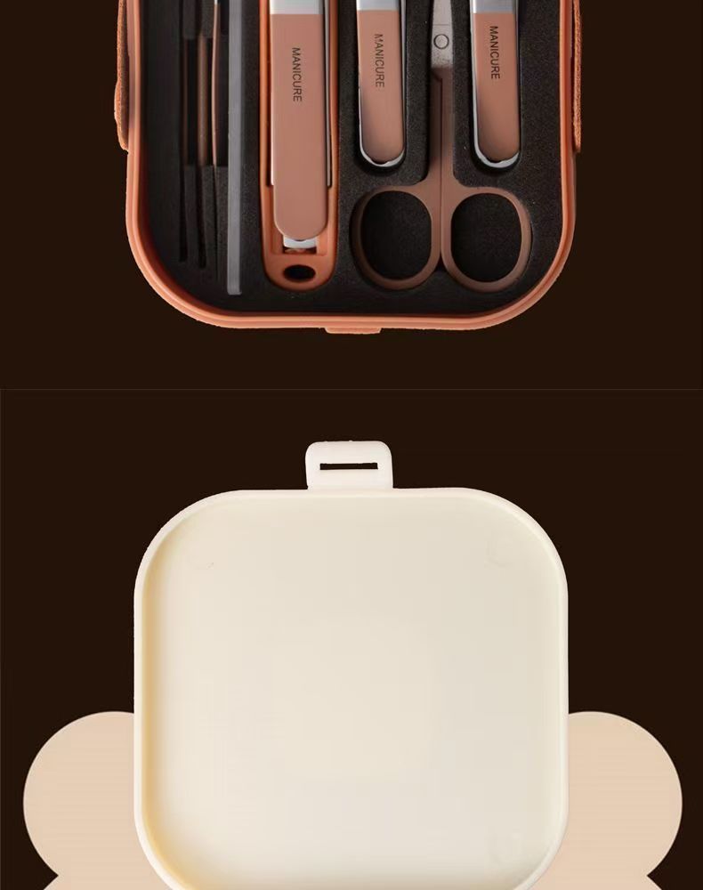 Nail clipper set, anti-splash, unisex