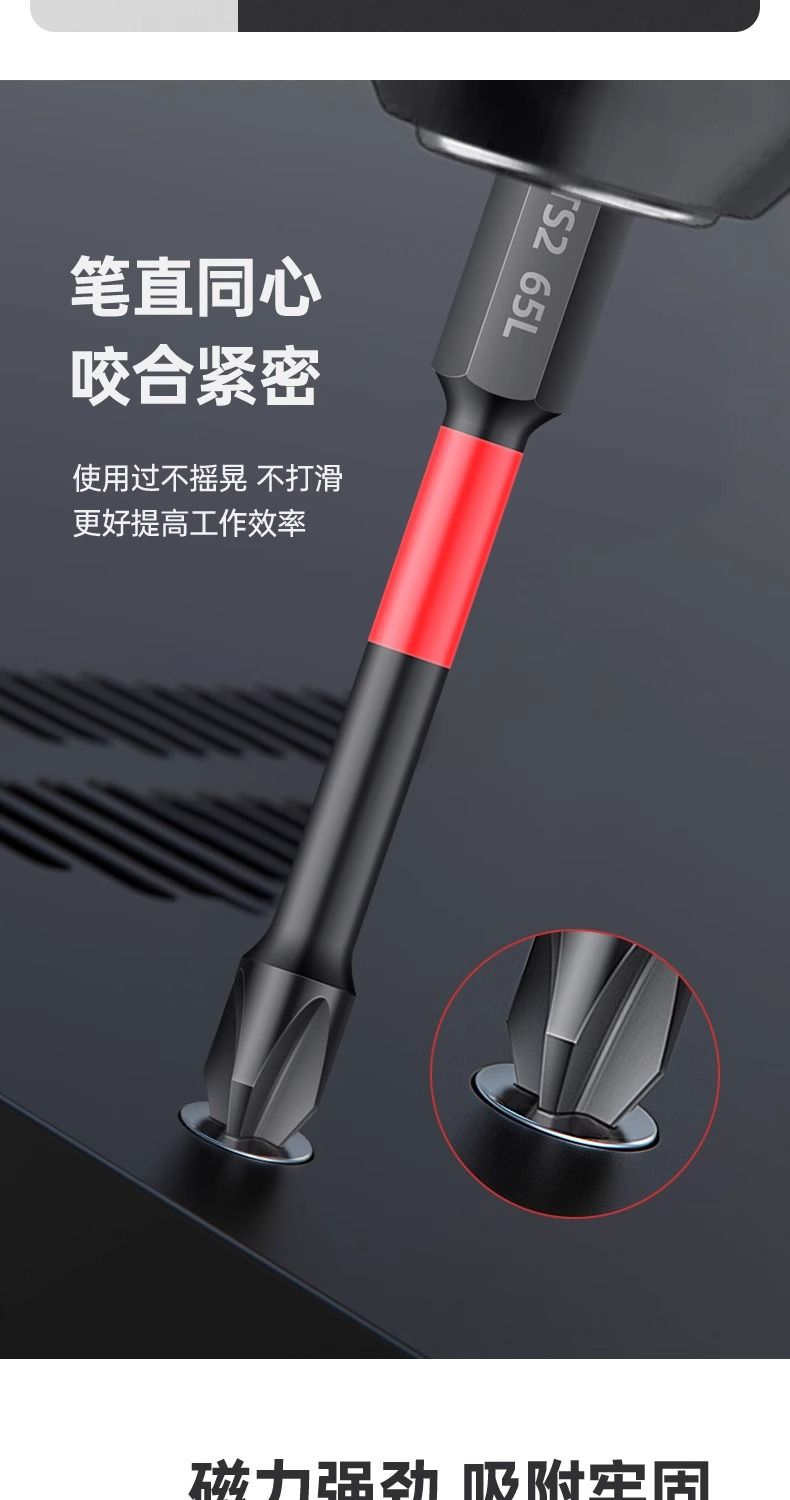 Elektrikli tornavida bitler, tungsten çelik, altıgen