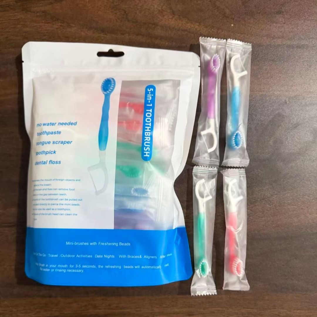5-in-1 Portable Toothbrush Set