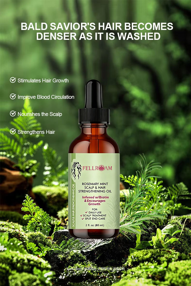 Rosmarin-Minz-Haaröl, pflegend und frizzkontrollierend
