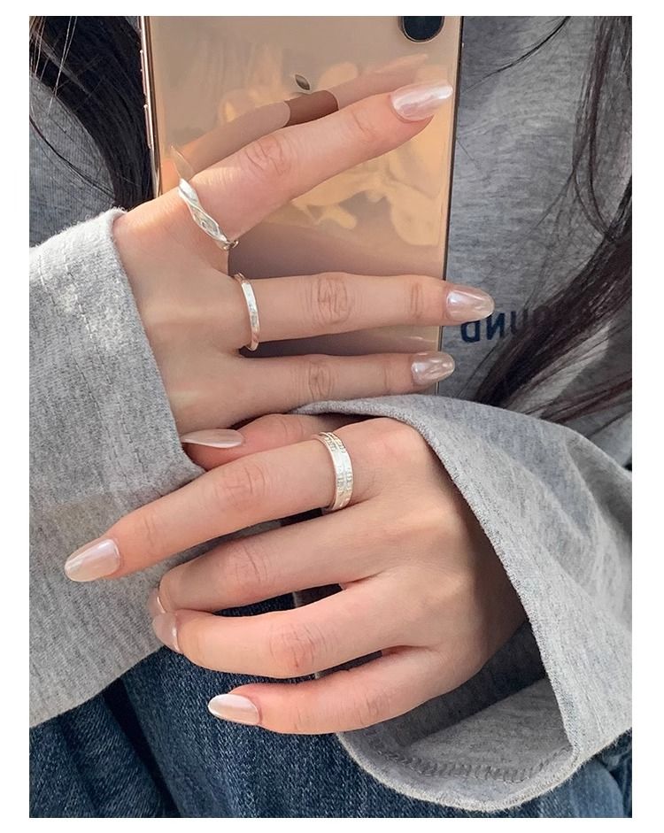 Geometric Möbius ring for women, open adjustable, luxury style