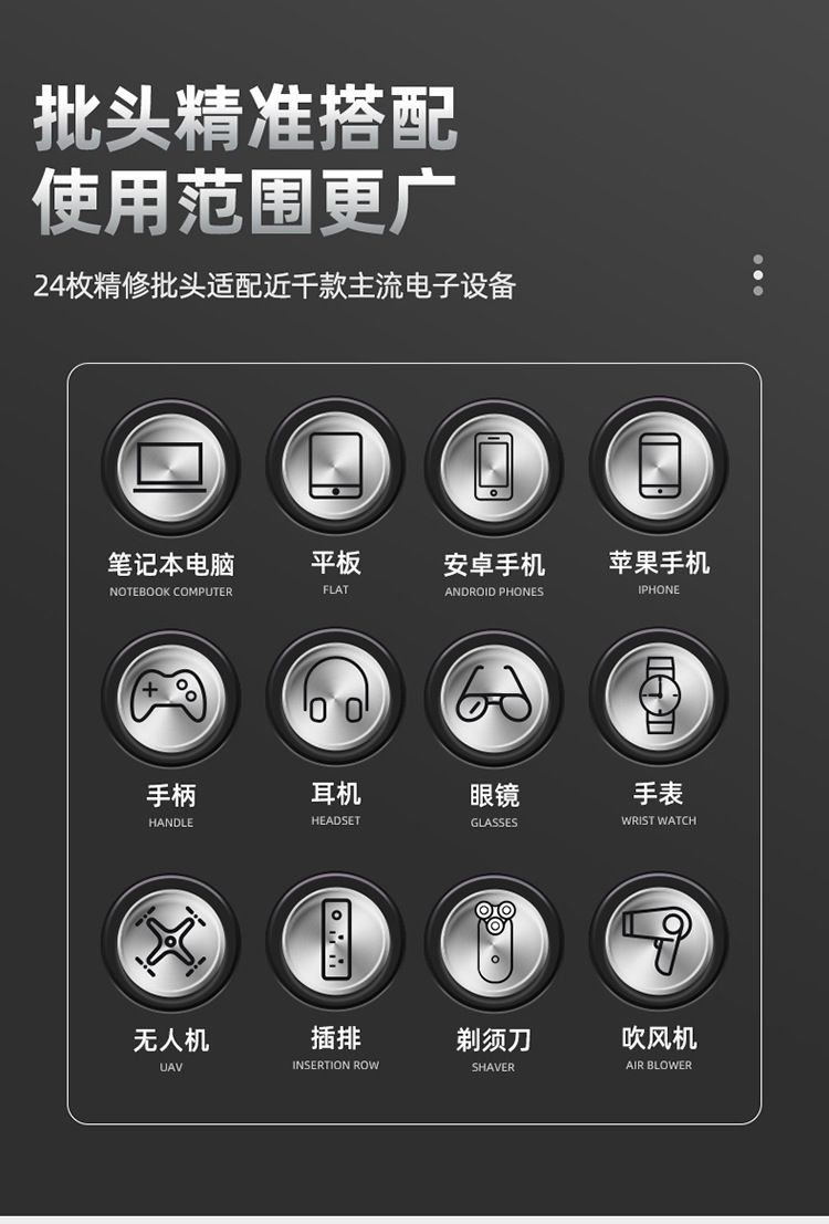 Schraubendreher-Set für Smartphone- und Computer-Reparatur, vielseitig