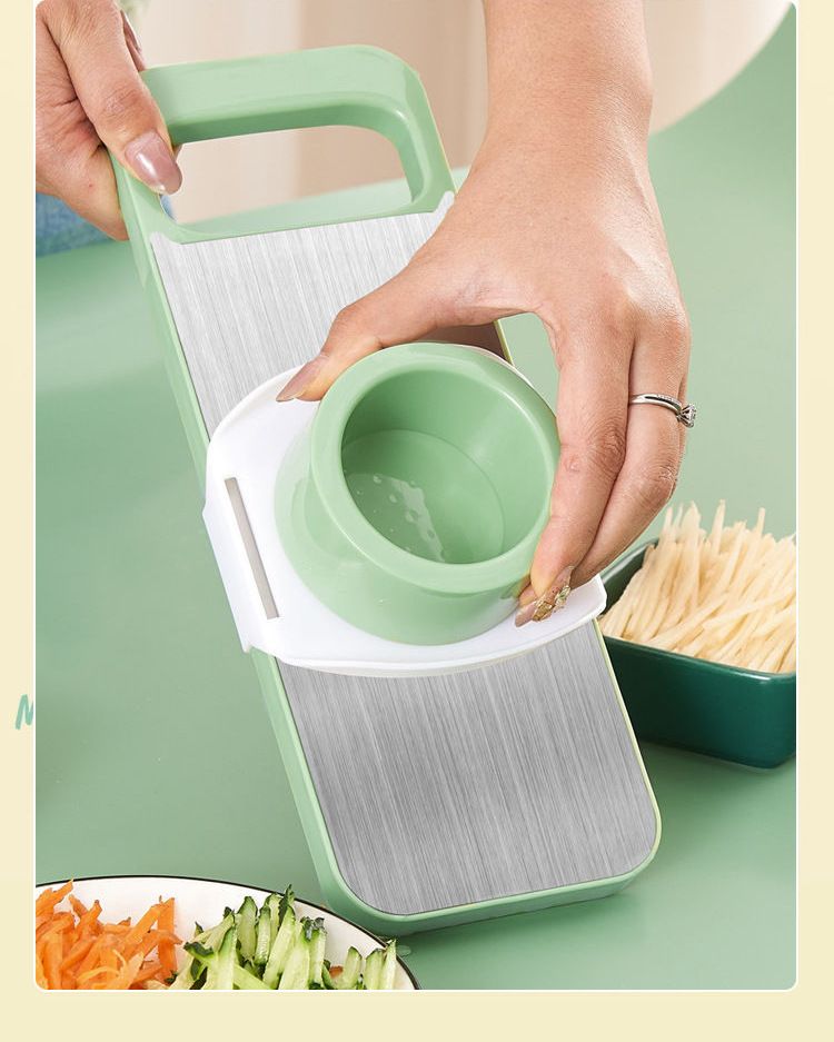 Multifunctional vegetable slicer, potato grater, hand guard