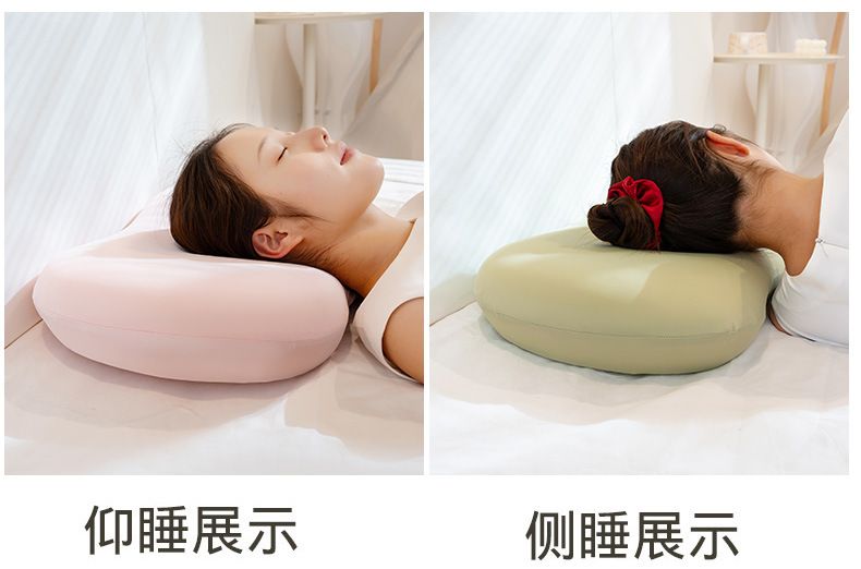Cat-skin belly pillow, memory foam and ice silk