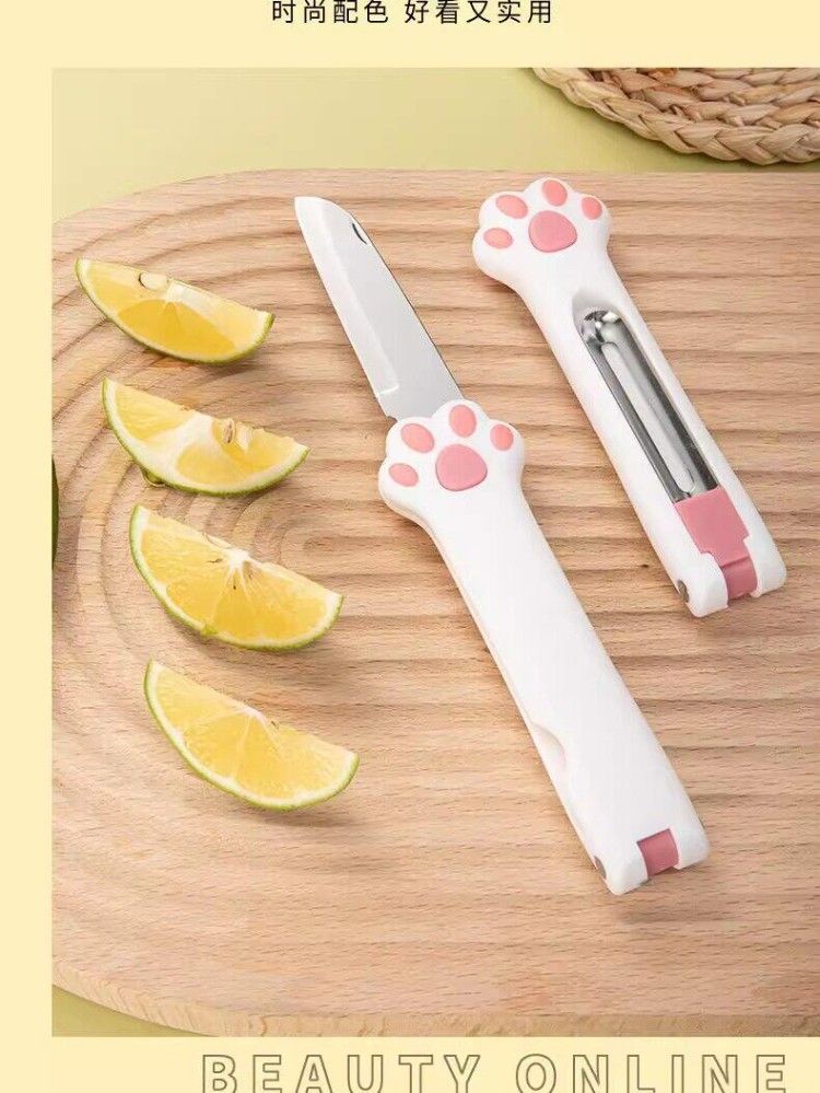 2-in-1 klappbares Obst- und Gemüseschälmesser