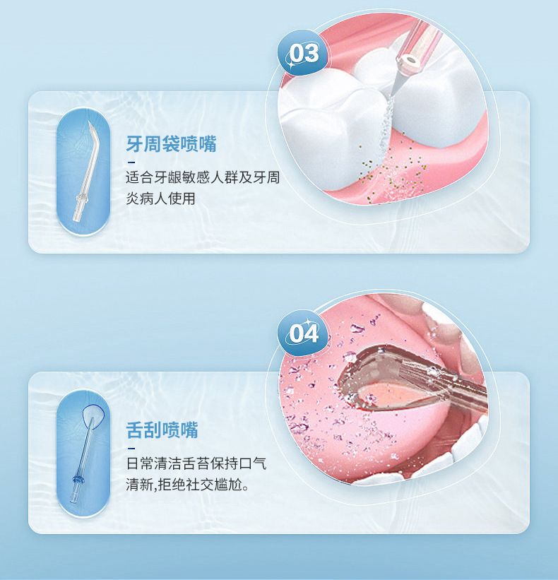 Handheld Oral Irrigator Water Flosser UVC Sterilization