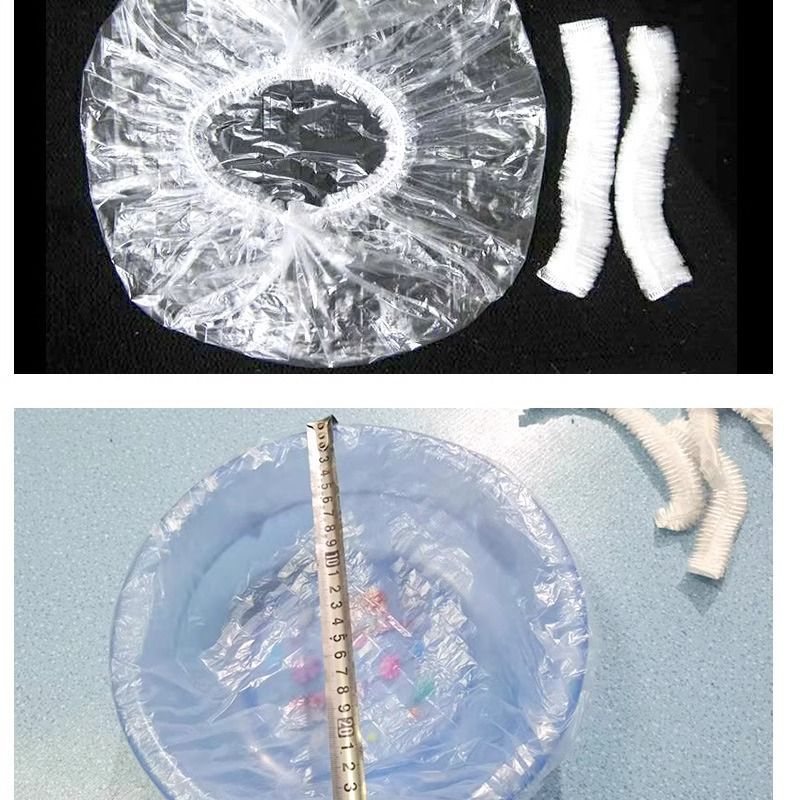Tek kullanımlık taze tutma kapağı, güzellik lavabosu için özel plastik torba, lavabo torbası, elastik lavabo kapağı, gıda plastik sarma kapağı