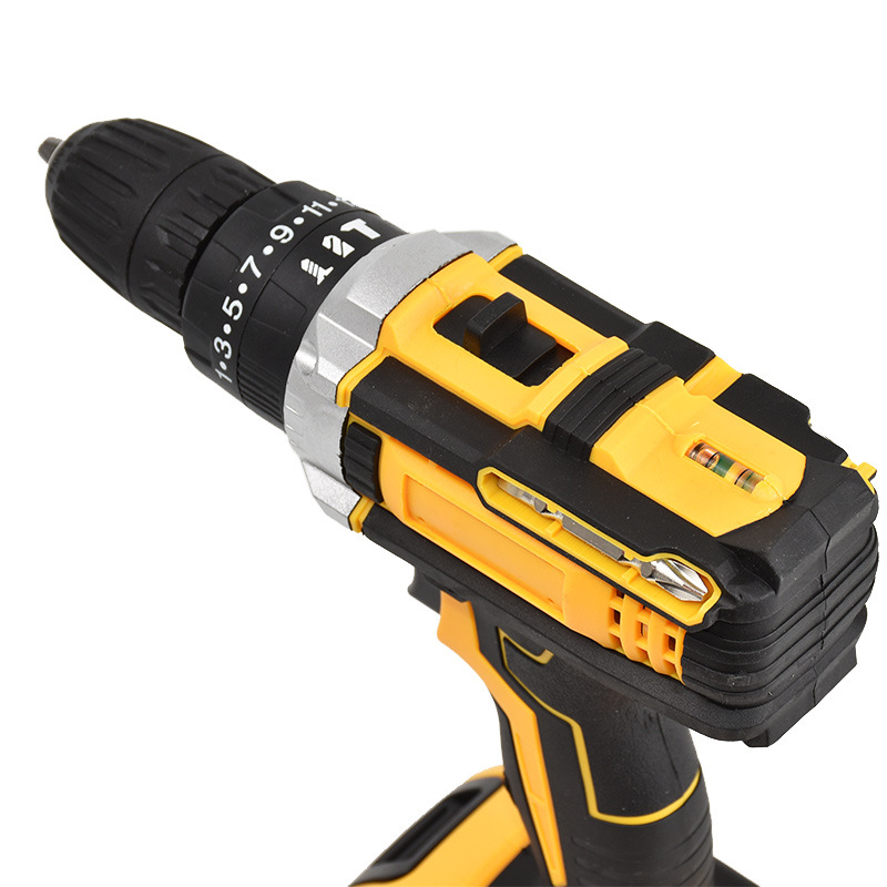 Rechargeable Lithium Electric Drill and Screwdriver Set, Impact
